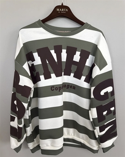 Marta du Chateau - MdcNerina Sweatshirt - Military/ Moro